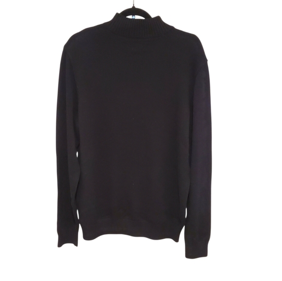 Men's Chaps American Flag Quarter Zip Patriotic Sweater Size Large - Picture 4 of 9